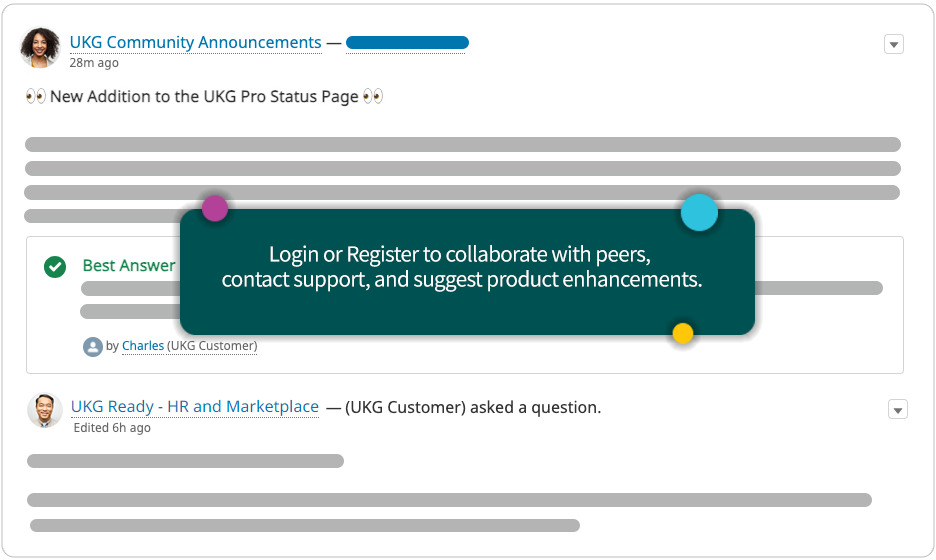UKG Customer and Partner Community